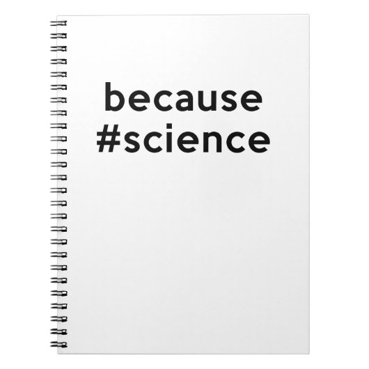 Carnet Parce que la science (Devant)