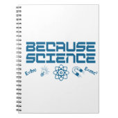 Carnet Parce que la science (Devant)