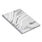 Carnet Parcelle de tissu blanc (Côté Droit)
