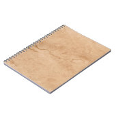 Carnet Parchemin de papier vieilli texture (Côté gauche)