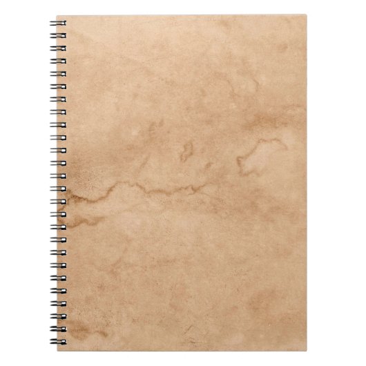 Carnet Parchemin de papier vieilli texture (Devant)