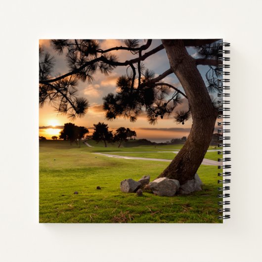 Carnet Parcours de golf Sunset (Dos)