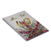 Carnet Parents 40e anniversaire Mariage Mariage de rubis (Côté Droit)