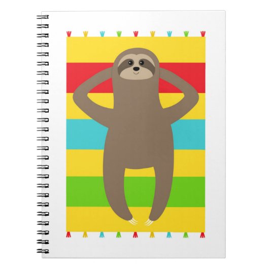 Carnet Paresse sur la plage (Devant)