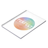 Carnet Parfait comme vous êtes Motivational Art Self Prid (Côté gauche)