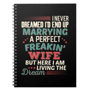 Carnet Parfaite femme franchement sarcastique humour mari