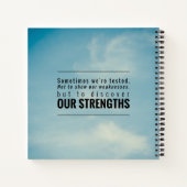 Carnet Parfois Nous Sommes Testés (Dos)