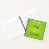 Carnet Parfois, vous gagnez Parfois, vous apprenez (Intérieur)