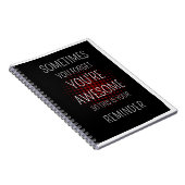 Carnet Parfois, Vous Oubliez Votre Génial : Un Rappel Dou (Côté Droit)