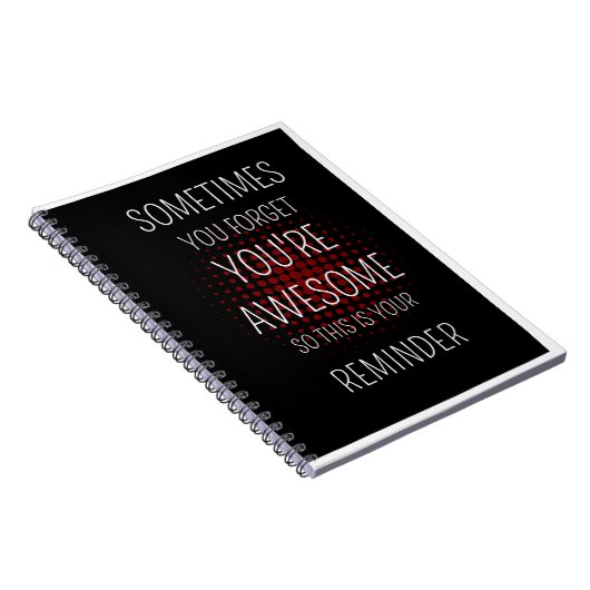 Carnet Parfois, Vous Oubliez Votre Génial : Un Rappel Dou (Côté Droit)