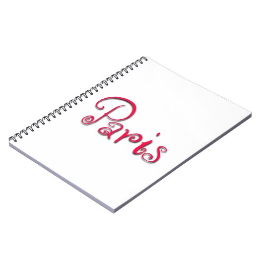 Carnet Paris (Côté gauche)