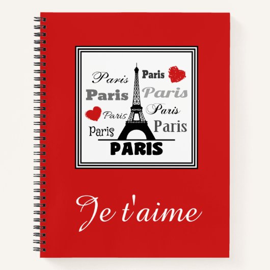 Carnet Paris (Devant)