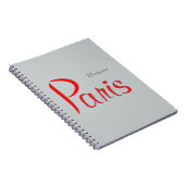 Carnet PARIS Bonjour (Bonjour) (Côté Droit)