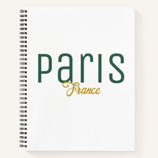 Carnet Paris, France Souvenir (Devant)