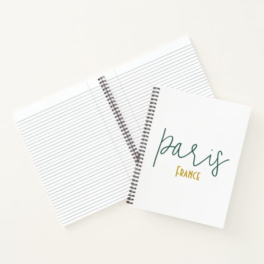 Carnet Paris, France Souvenir (Intérieur)