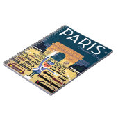 Carnet Paris France Vintage voyage en vacances (Côté gauche)