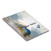 Carnet Paris peacock collage (Côté Droit)