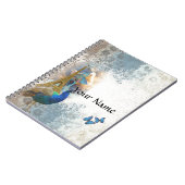 Carnet Paris peacock collage (Côté gauche)