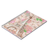 Carnet Paris rêve en rose (Côté gauche)