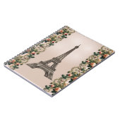 Carnet Paris Rose Vins Tour Eiffel Shabby Chic (Côté gauche)