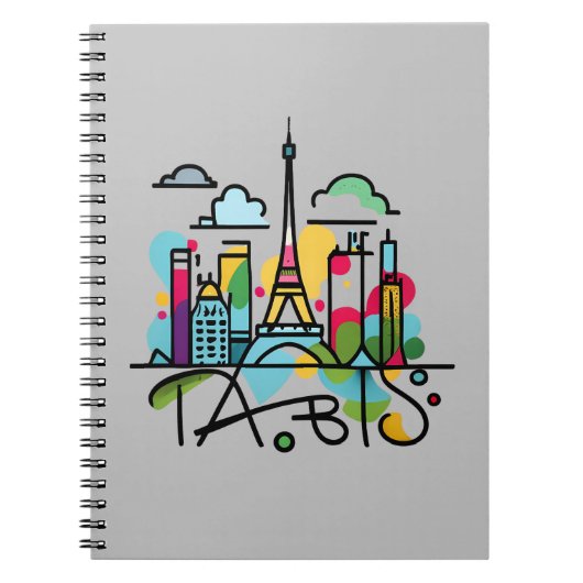 Carnet Paris - Tour Eiffel (Devant)
