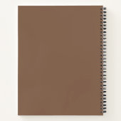 Carnet Paris Tour Eiffel Brown Sketchbook (Dos)