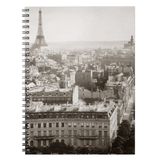 Carnet Paris : Vue aérienne, 1900 (Devant)