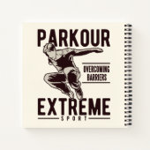 Carnet PARKOUR nom personnalisé (Dos)