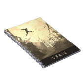 Carnet Parkour Urban Free Runing Free Styling Art Sepia (Côté Droit)