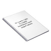 Carnet Parler à soi-même Avis d'expert Coworker drôle (Côté Droit)