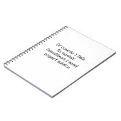 Carnet Parler à soi-même Avis d'expert Coworker drôle (Côté gauche)