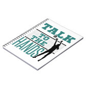 Carnet Parlez à Hands Funny Volleyball Middle Blocker (Côté gauche)