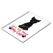Carnet Parlons de mon chat (Côté gauche)