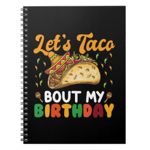 Carnet Parlons Taco De Mon Anniversaire Cinco De Mayo Fêt