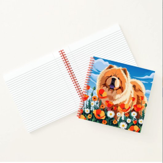 Carnet PARMI LES COQUELICOTS Chow