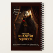 Carnet Parodie de l'Opéra Fantôme Écureuil (Verso)
