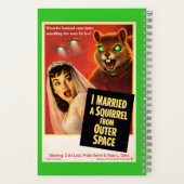 Carnet Parodie d'écureuil de l'espace extra-atmosphérique (Verso)