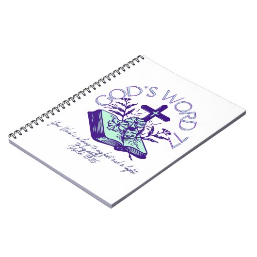 Carnet Parole de Dieu 77 Écriture du psaume (Côté gauche)