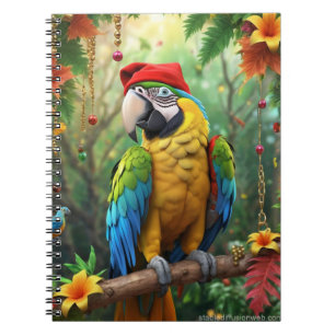 Carnet Parrot de Noël Comme Père Noël-76349
