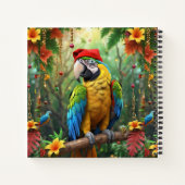 Carnet Parrot de Noël Comme Père Noël-76349 (Dos)