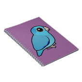 Carnet Parrotlet Pacifique bleu (Côté Droit)