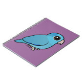 Carnet Parrotlet Pacifique bleu (Côté gauche)