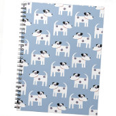 Carnet Parson Jack Russell Terrier Chien Motif bleu