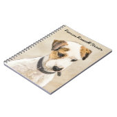 Carnet Parson Jack Russell Terrier Peinture - Chien Art (Côté gauche)