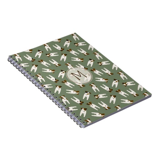 Carnet Parson / Jack Russell Terrier sage ou TOUTE couleu (Côté Droit)