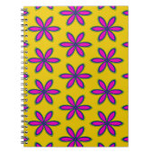 Carnet Parterre de fleurs violettes (Devant)