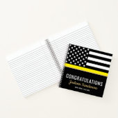 Carnet Parti de retraite Dispatcher Ligne mince jaune (Intérieur)