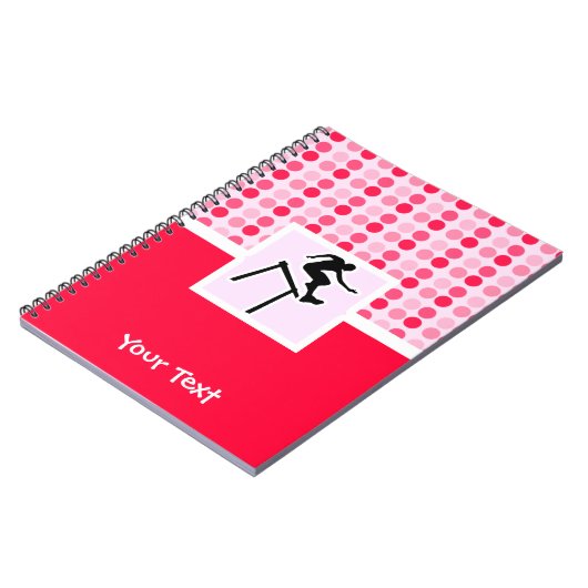 Carnet Participant à une course d'obstacles mignon (Côté gauche)