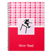 Carnet Participant à une course d'obstacles mignon (Devant)