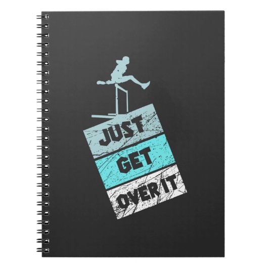 Carnet Participant à une course d'obstacles - obtenez (Devant)